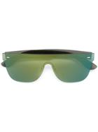 Retrosuperfuture 'tuttolente Flat Top' Sunglasses - Green