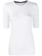 Brunello Cucinelli Short-sleeve Fitted T-shirt - White
