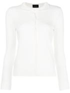 Simone Rocha Pearl Embellished Knit Cardigan - White