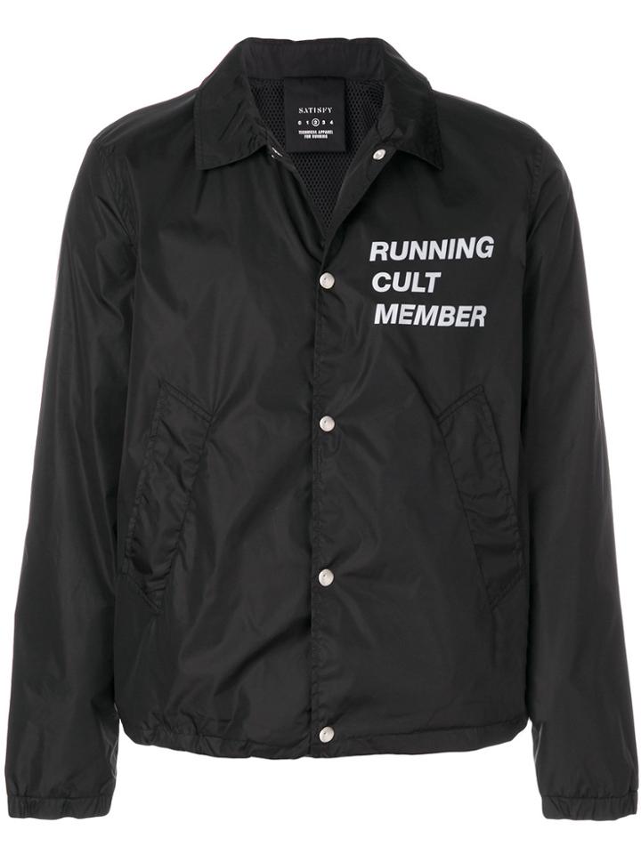 Satisfy Printed Shirt Jacket - Black