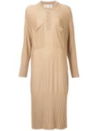 Theatre Products Button Up Sweater Dress - Brown