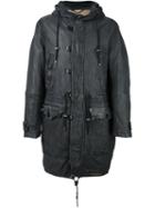 Pihakapi Hooded Leather Coat
