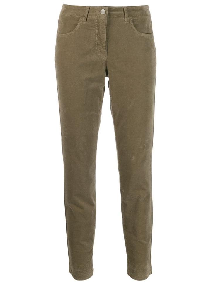 Luisa Cerano Tapered Trousers - Green