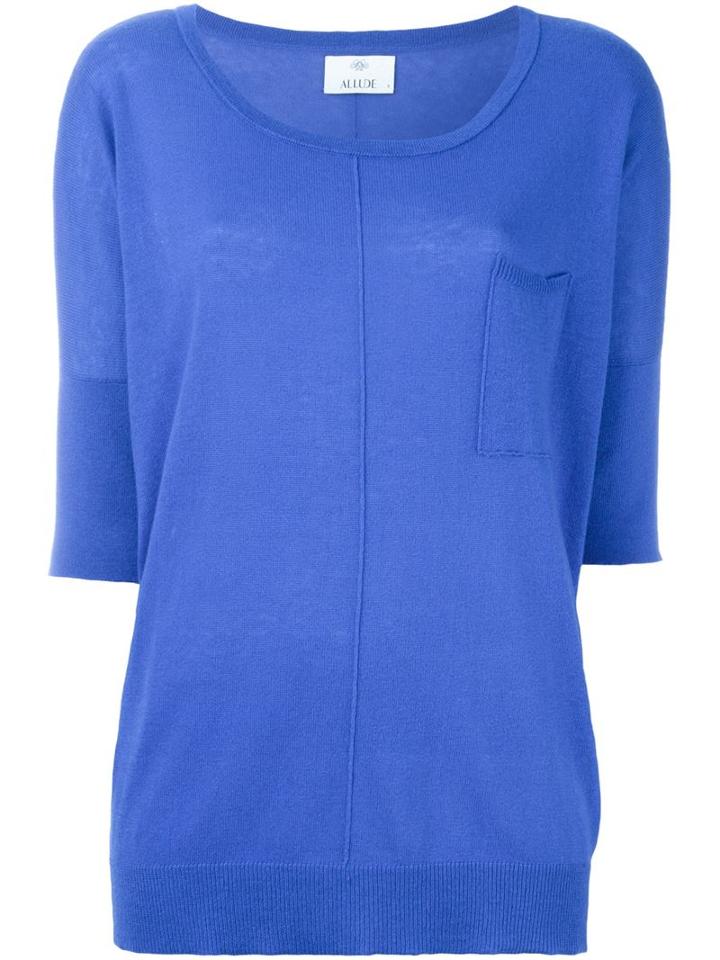 Allude Three-quarter Sleeve Jumper