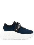 Miu Miu Miu Run Platfrom Sneakers - Blue