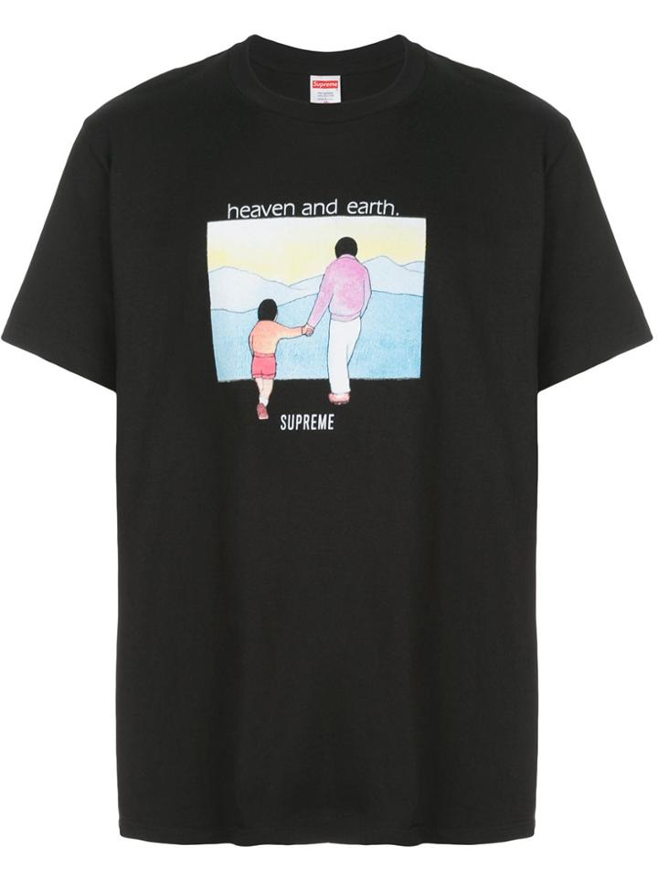 Supreme Heaven And Earth T-shirt - Black