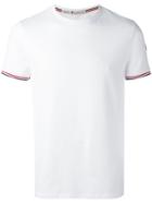 Moncler Stripe Detail Sleeve T-shirt - White