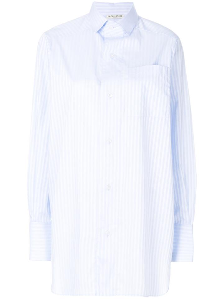 Each X Other Long Striped Shirt - Blue