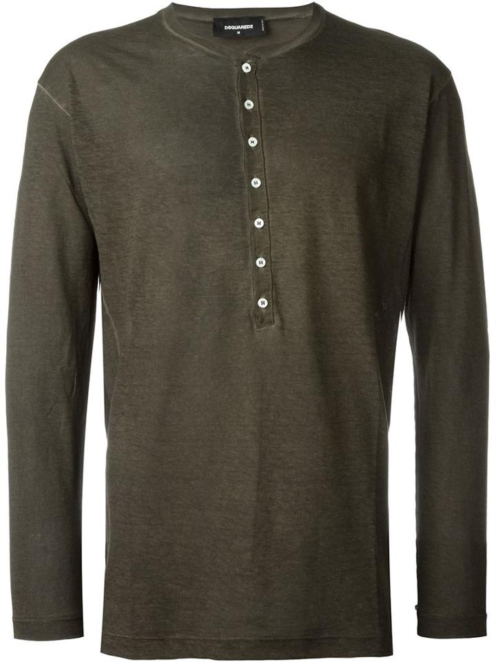 Dsquared2 Pack Of 2 Henley T-shirts