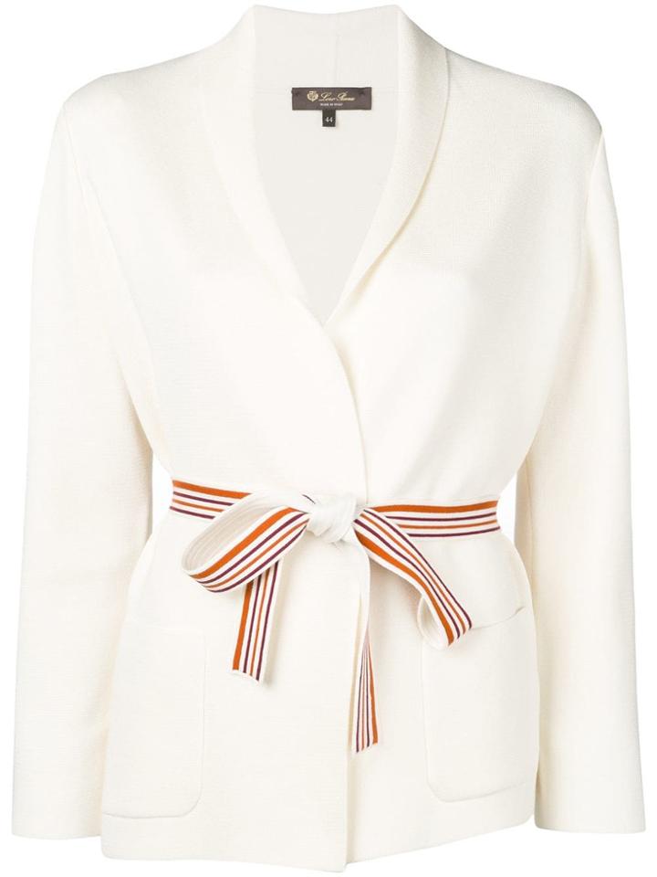 Loro Piana Belted Cardigan - Neutrals