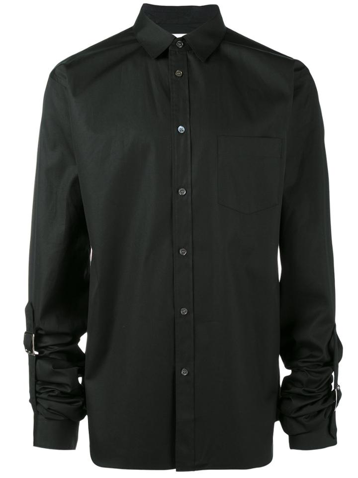 Comme Des Garçons Shirt Black Bondage Strap Shirt