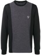 Billionaire Logo Patch Sweater - Grey