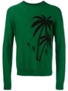 No21 - Palm Tree Jumper - Men - Cotton - M, Green, Cotton