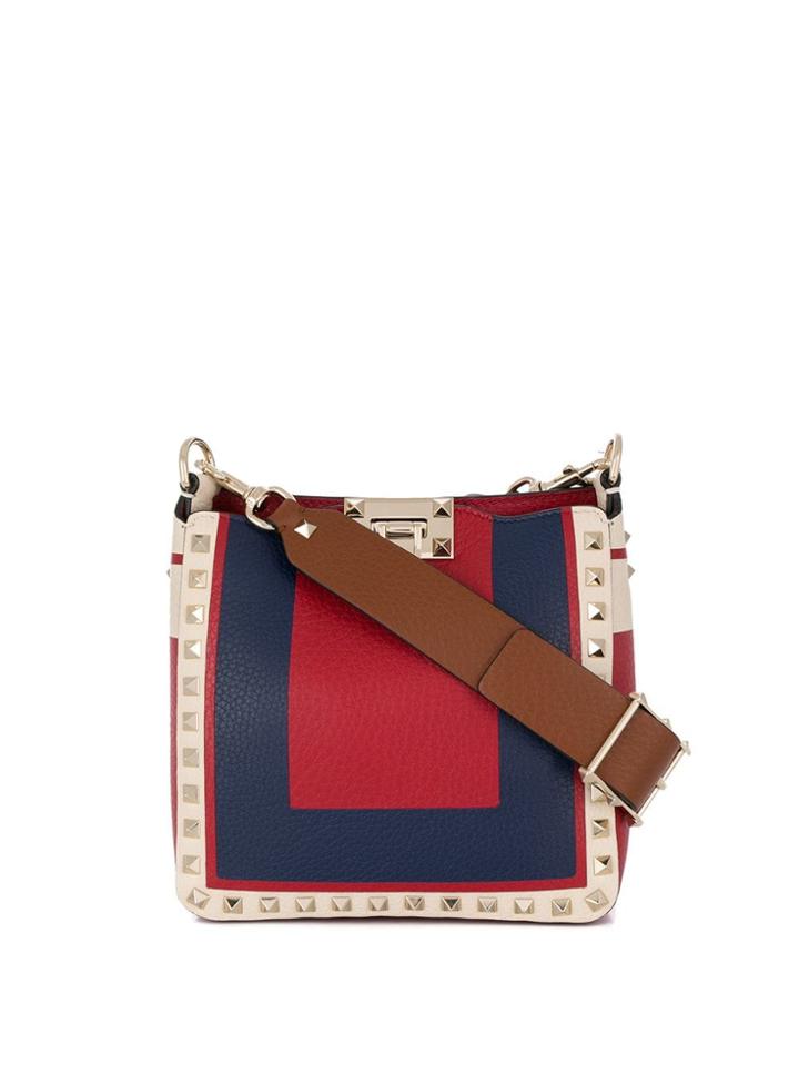 Valentino Valentino Garavani Rockstud Mini Hobo Bag - Red