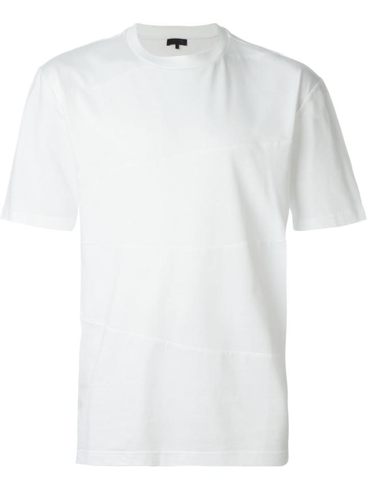 Lanvin Crew Neck T-shirt, Men's, Size: S, White, Cotton