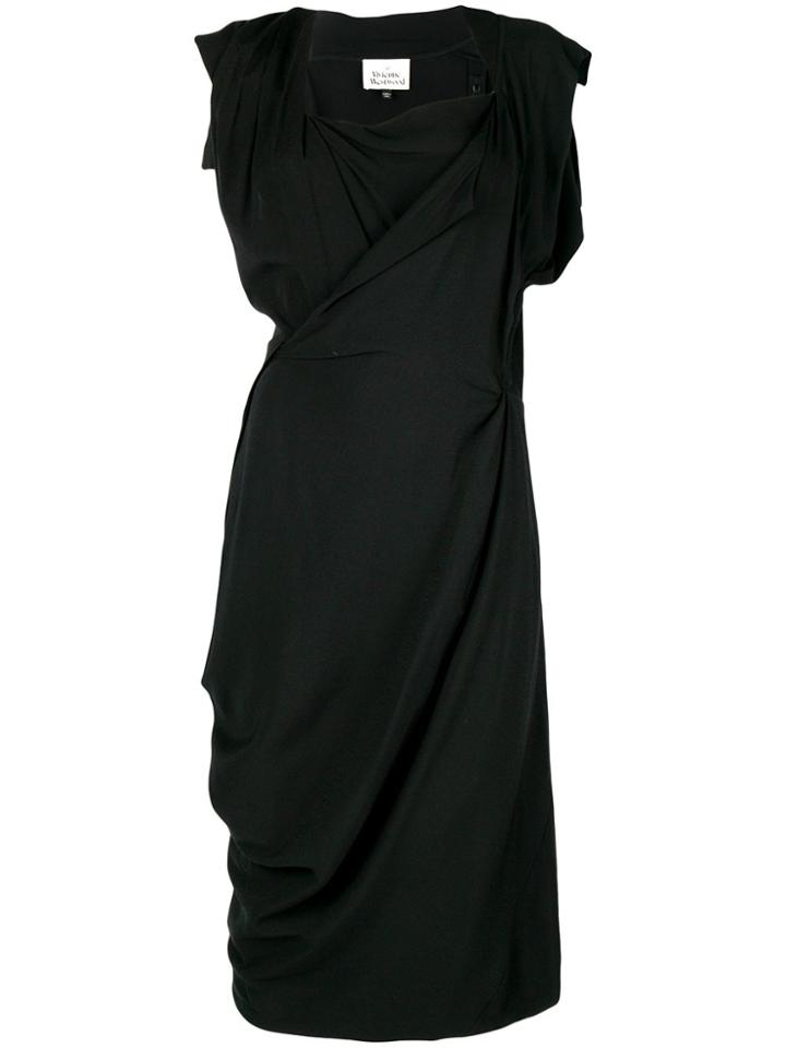 Vivienne Westwood Asymmetric Midi Dress - Black