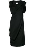 Vivienne Westwood Asymmetric Midi Dress - Black