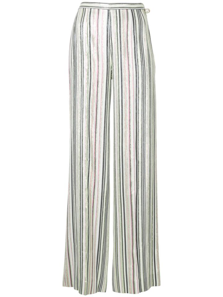 Ingie Paris Striped Glitter Trousers - Multicolour