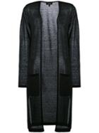 Theory - Tornia Duster Coat - Women - Linen/flax/polyamide - S, Black, Linen/flax/polyamide