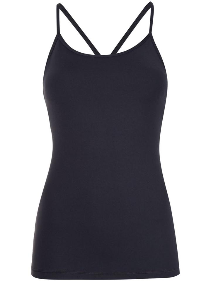 Tone It Up 'shore' Tank Top, Women's, Size: Large, Black, Nylon/spandex/elastane