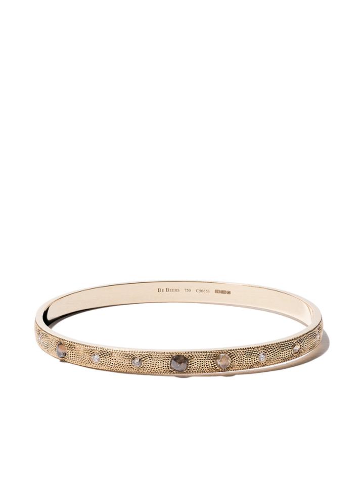 De Beers 18kt Yellow Gold Talisman Diamond Bangle - Unavailable