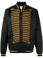 Palm Angels - Embroidered Bomber Jacket - Men - Polyamide/polyester/viscose/metallic Fibre - 46, Black, Polyamide/polyester/viscose/metallic Fibre