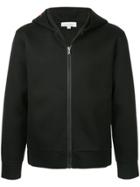 Ck Calvin Klein Sculpted Double Face Hooded Track Jacket - Black
