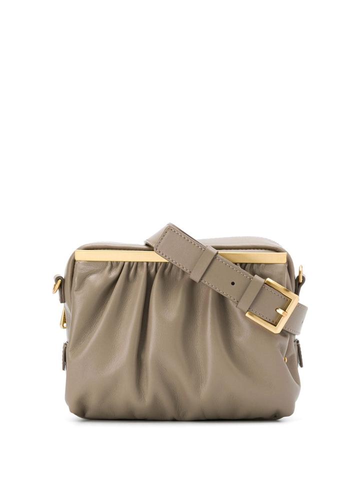 Eudon Choi Ruched Belt Bag - Brown