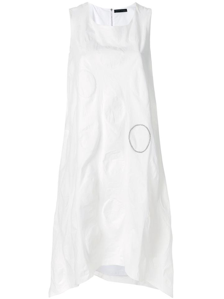 Fabiana Filippi Asymmetric Hem Dress - White