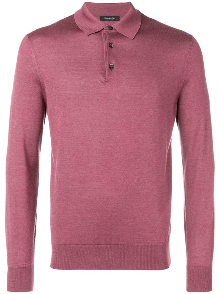 Ermenegildo Zegna Slim-fit Polo Shirt - Pink