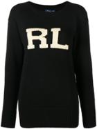 Polo Ralph Lauren Logo Embroidered Sweater - Black