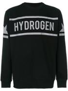 Hydrogen Icon Star Crewneck Sweatshirt - Black