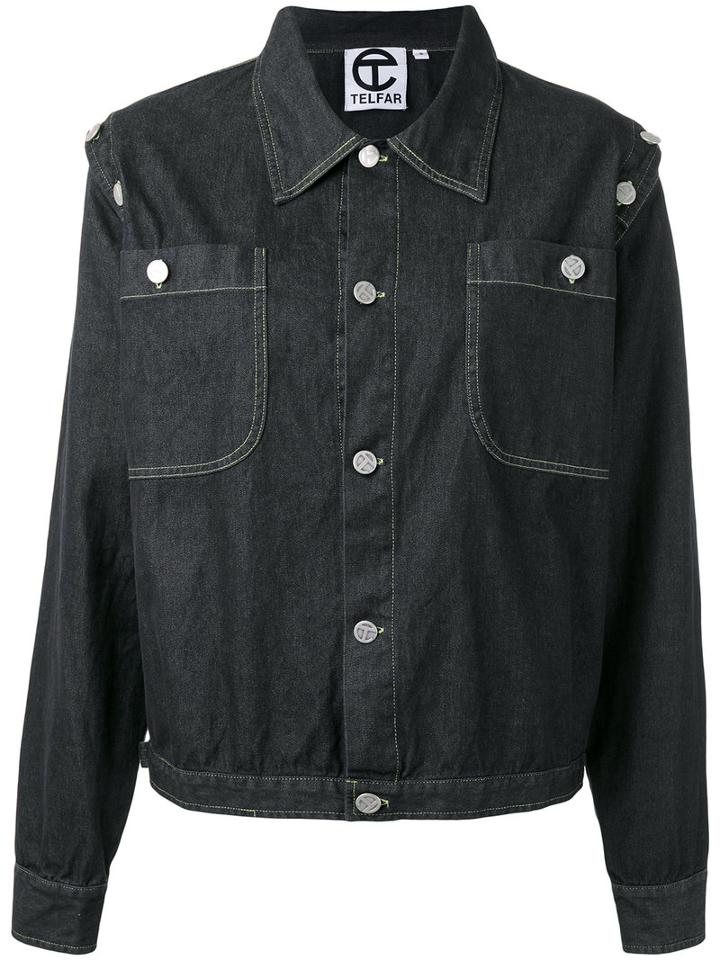 Telfar - Denim Jacket - Women - Cotton - M, Black, Cotton