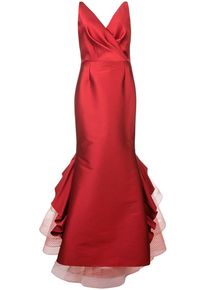 Sachin & Babi Chesterton Gown - Red