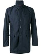 Fay - Trench Coat - Men - Polyester - L, Blue, Polyester