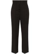 Racil High-waisted Tailored Trousers - Black