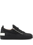 Giuseppe Zanotti Signature Plaque Sneakers - Black
