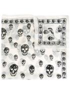 Alexander Mcqueen 'skull' Scarf - Nude & Neutrals