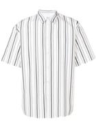 Msgm Classic Striped Shirt - White