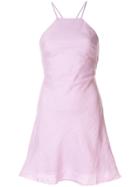 Venroy Criss Cross Back Dress - Pink