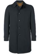Dell'oglio Straight-fit Buttoned Coat - Black