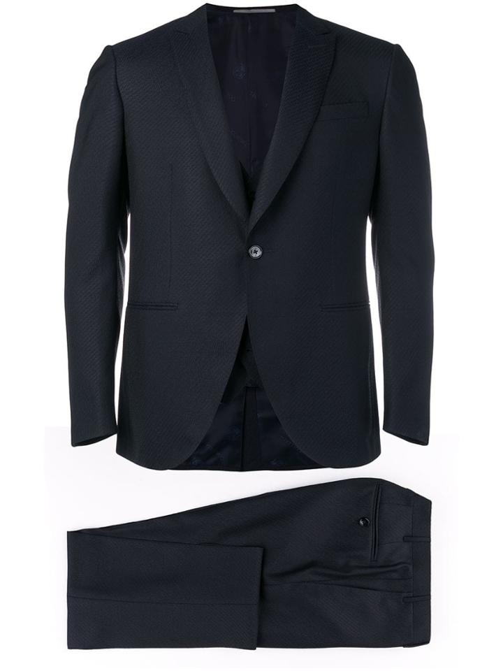 Corneliani Classic Vest Suit - Blue