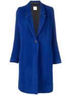 Forte Forte Button Single-breasted Coat - Blue