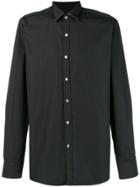 Lanvin Detailed Collar Shirt - Black