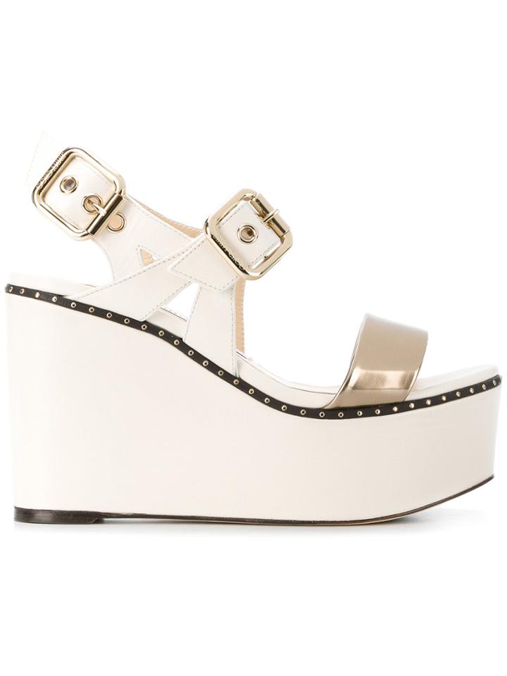 Jimmy Choo Alton 100 Sandals - White
