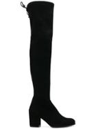 Stuart Weitzman Thigh-length Heeled Boots - Black