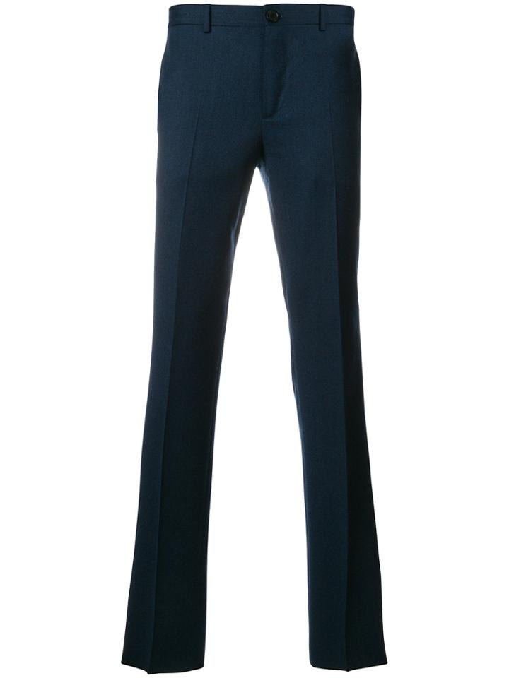 Ps By Paul Smith Mid-wash Tailored Trousers - Blue