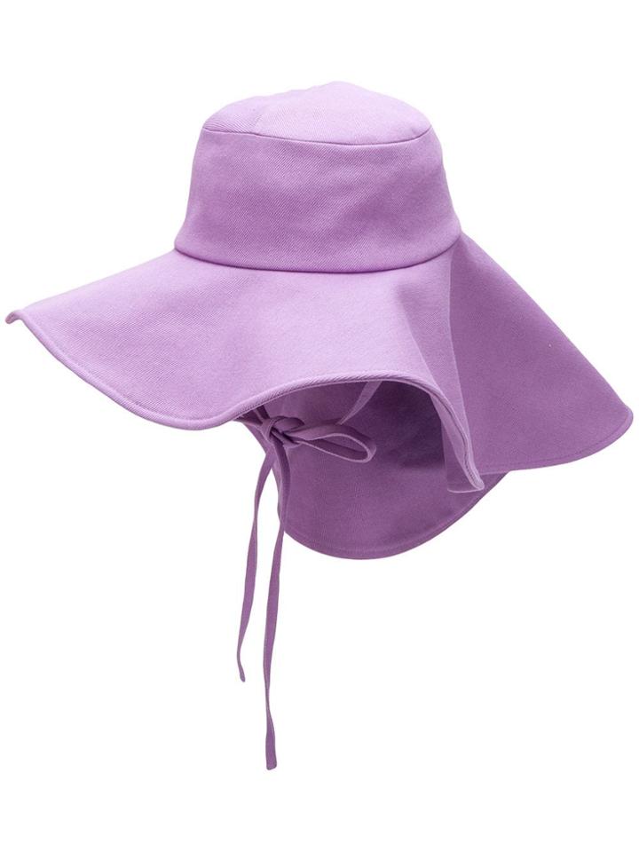 Rejina Pyo Daisy Bonded Hat - Purple