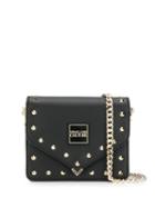 Versace Jeans Couture Studded Crossbody Bag - Black