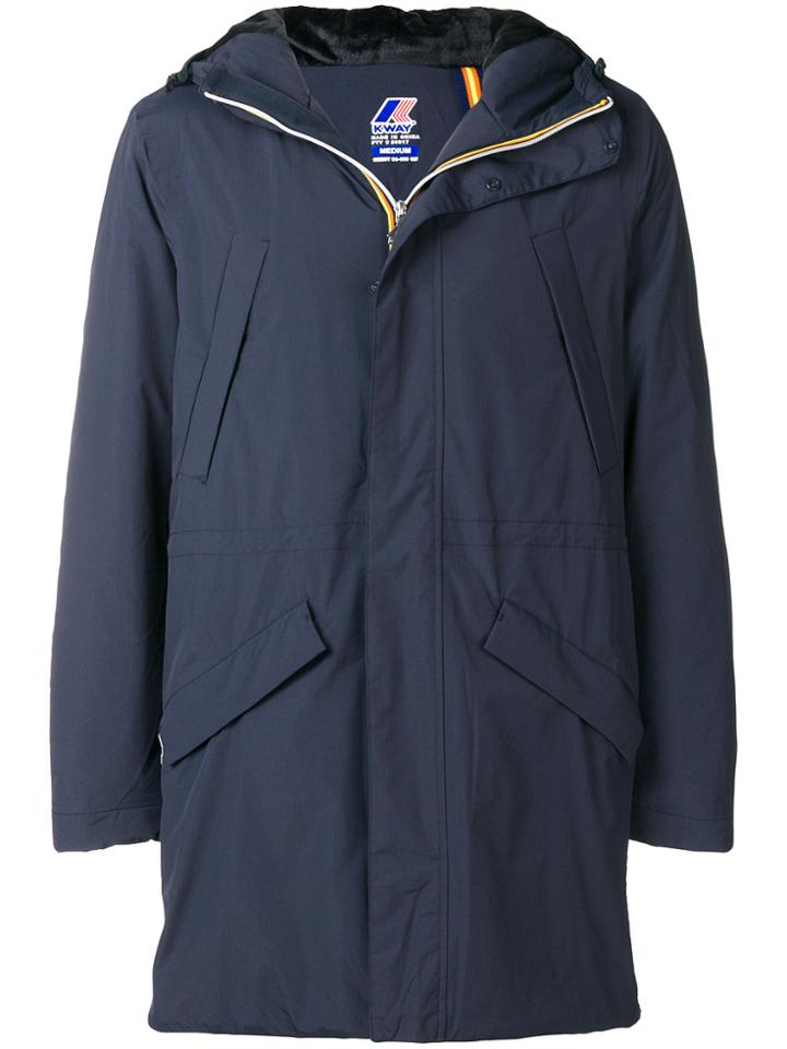 K-way Remi Ripstop Coat - Blue
